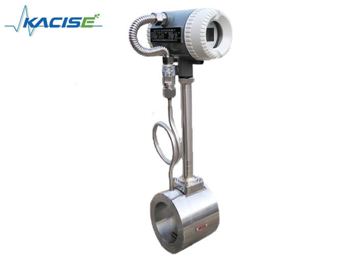 Flange Clamp Vortex Flow Meter dengan Output 4-20mA dan Diameter DN15-DN1800 untuk Udara dan Gas Dikompres