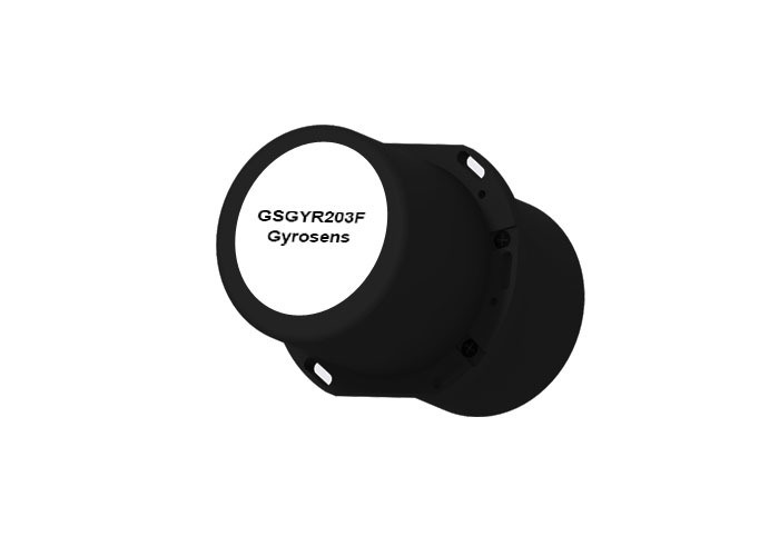 Giroskop Serat Optik GSGYR203F dengan Waktu Run-up 3s, Pengulangan Bias <0.5°/jam, dan Sensitivitas Suhu Bias <1°/jam