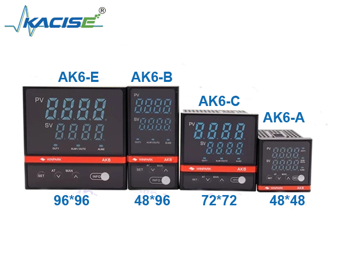 AK6 Series Temperature Controller Thermostat dengan ±0.5% FS Accuracy dan 180V240V AC Power