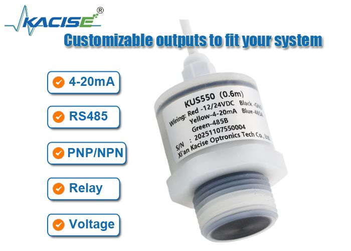 KUS550 Sensor Ultrasonik Output Analog untuk Pengukuran Jarak Pendek dengan Konsumsi Daya Rendah