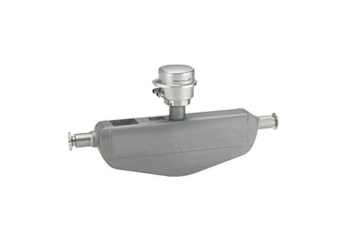 Promass S 100 Coriolis flowmeter dengan desain higienis, pemancar ultra-kompak, dan tabung yang dapat mengalir sendiri untuk industri makanan dan minuman