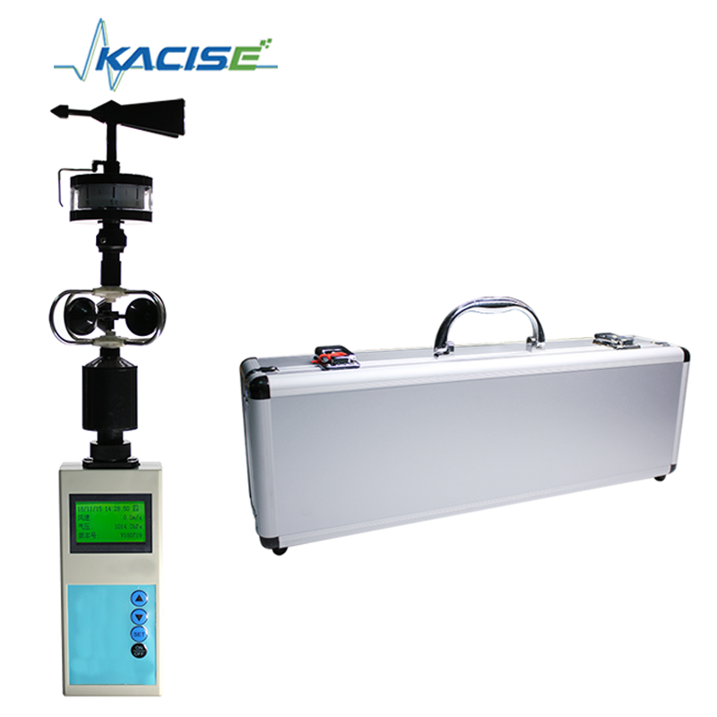 Stasiun Cuaca Genggam KQL-QXY dengan 16 Arah Kompas Arah Angin, Layar LCD Lampu Latar 128x64, dan Penyimpanan 38.000 Catatan
