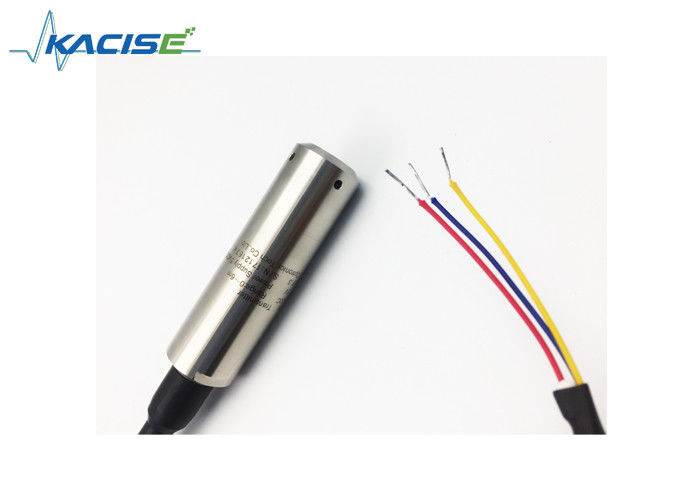 Sensor tekanan terendam baja tahan karat dengan catu daya 9-30V dan suku cadang anti-blok untuk pemantauan tingkat cairan