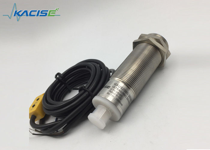 Sensor Jarak Ultrasonik Presisi dengan Rentang Deteksi 50mm~1000mm Frekuensi 40KHZ dan Tegangan Operasi 24VDC
