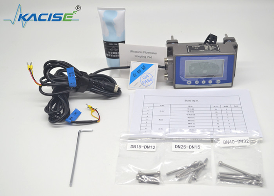 DN15 DN20 DN25 DN32 DN40 Clamp On Non Contact Ultrasonic Flow Meter untuk Air dan Minyak